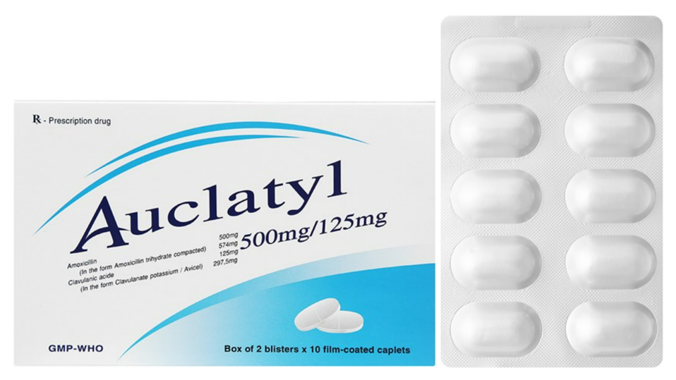 Auclatyl 500 mg/125mg (Amoxicillin + Clavulanate)