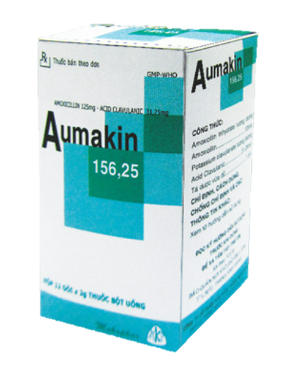 Aumakin 156,25 (Amoxicillin + Clavulanate)