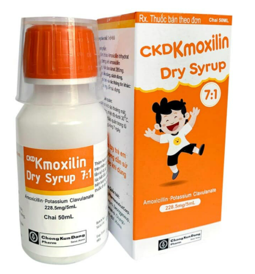 CKDKmoxilin Dry Syrup 7:1 (Amoxicillin + Clavulanate)