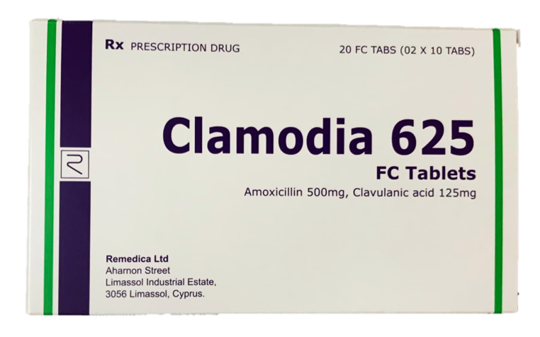 Clamodia 625 FC Tablets (Amoxicillin + Clavulanate)