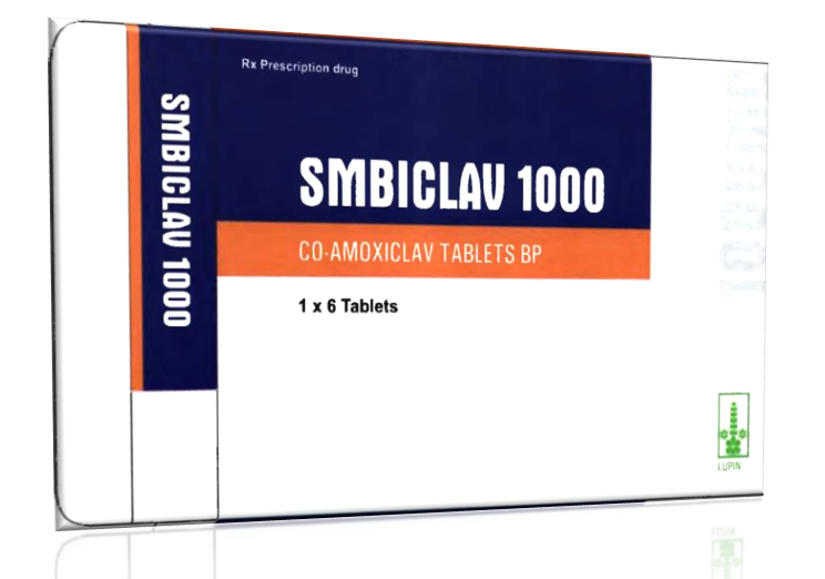 Smbiclav 1000 (Amoxicillin + Clavulanate)