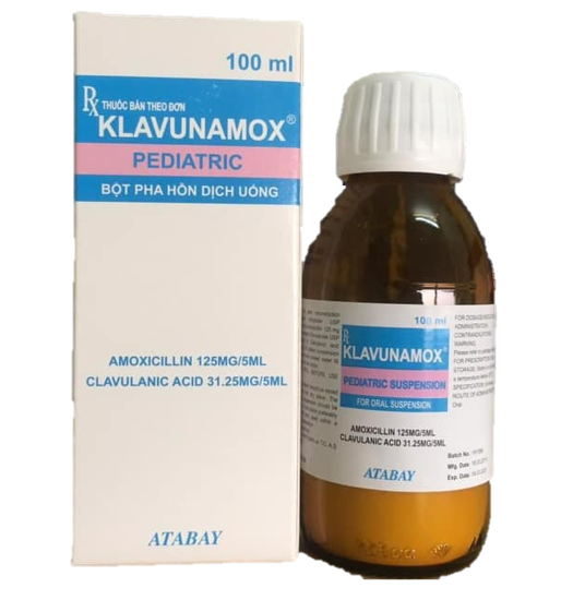 Thuốc kháng sinh trị nhiễm khuẩn - Klavunamox | Pharmog