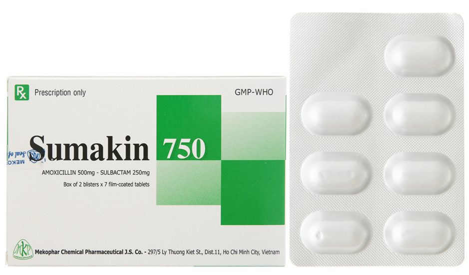 Sumakin 750 (Amoxicillin + Sulbactam)