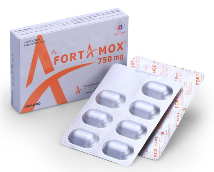 Fortamox 750 mg (Amoxicillin + Sulbactam)