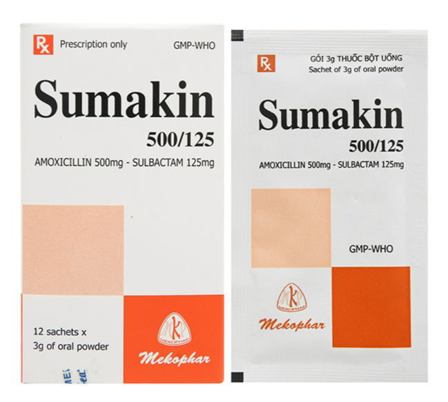Sumakin 500/125 (Amoxicillin + Sulbactam)