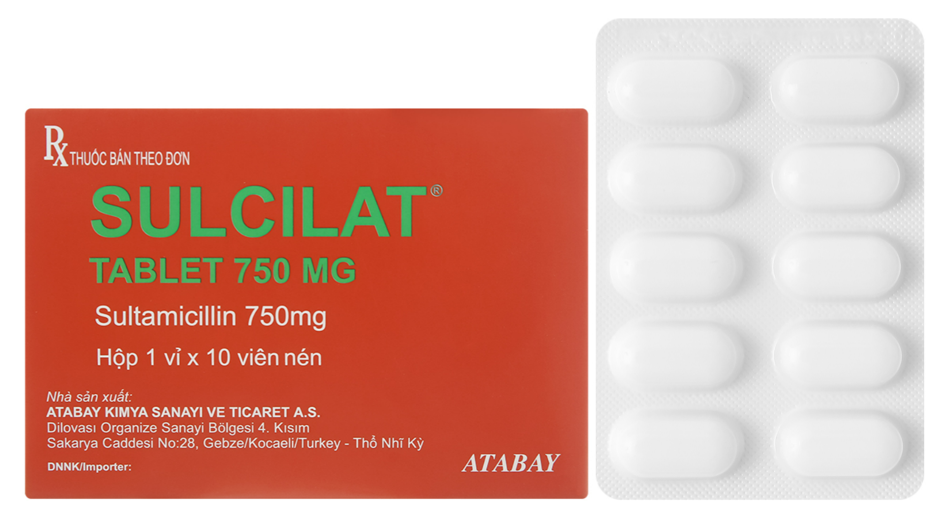 Sulcilat 750 (Ampicillin + Sulbactam (Sultamicillin))