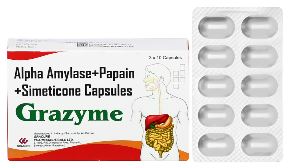 Grazyme (Amylase + Papain + Simethicone)