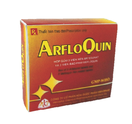 Arfloquin (Artesunate + Mefloquine)