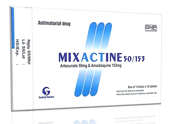 Mixatine 50/153 (Amodiaquine + Artesunate)