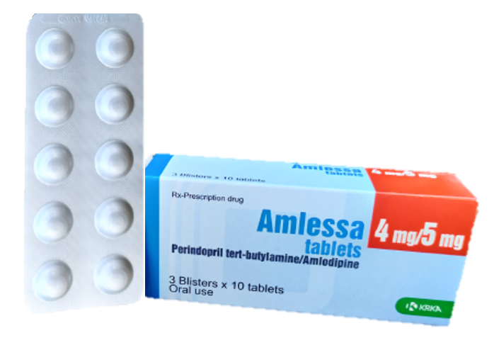 Amlessa 4MG/5MG TABLETS (Amlodipine + Perindopril)