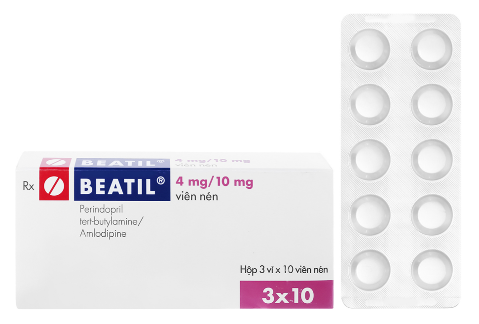 Beatil 4mg/ 10mg (Amlodipine + Perindopril)
