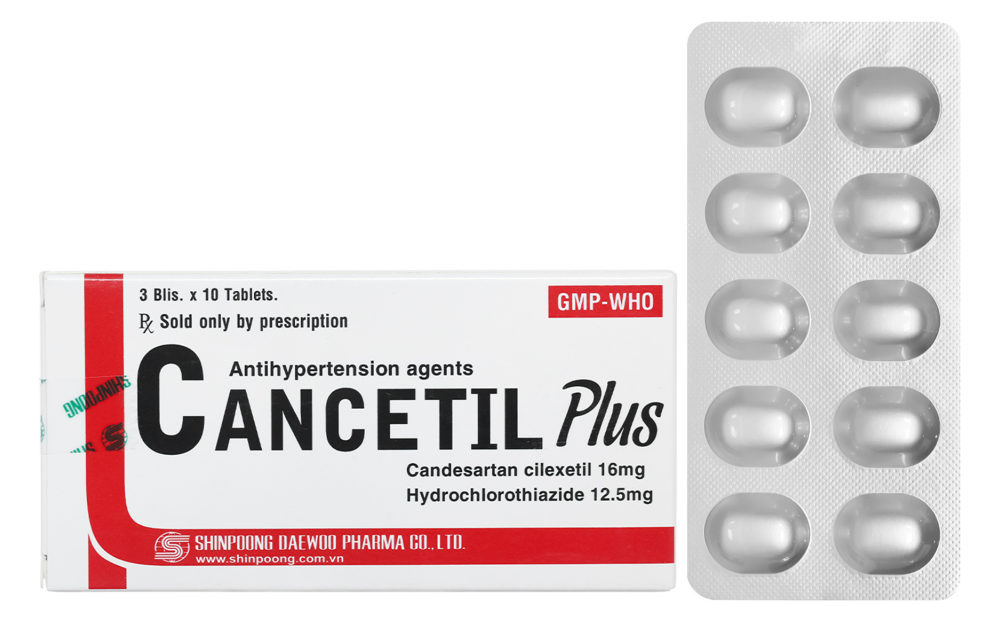 Cancetil plus (Candesartan + Hydrochlorothiazide)