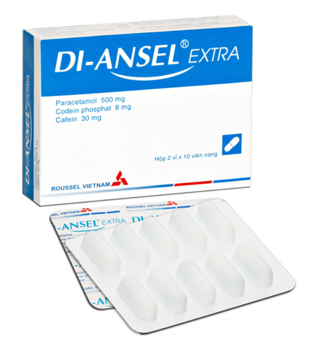 Di-Ansel Extra (Caffeine + Codeine + Paracetamol)
