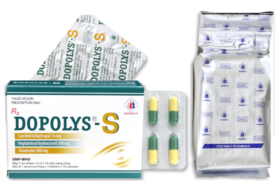 Dopolys - S (Ginkgo biloba + Heptaminol + Troxerutin)