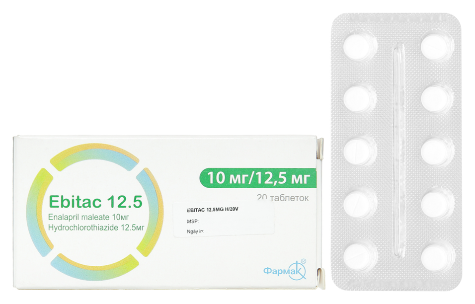 Ebitac 12.5 (Enalapril + Hydrochlorothiazide)