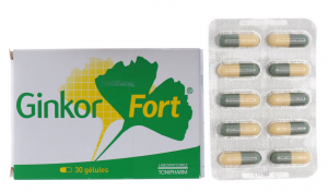 Ginkor Fort (Ginkgo biloba + Heptaminol + Troxerutin)