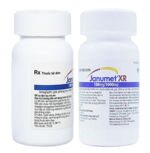 Janumet XR 100mg/1000mg (Metformin + Sitagliptin)