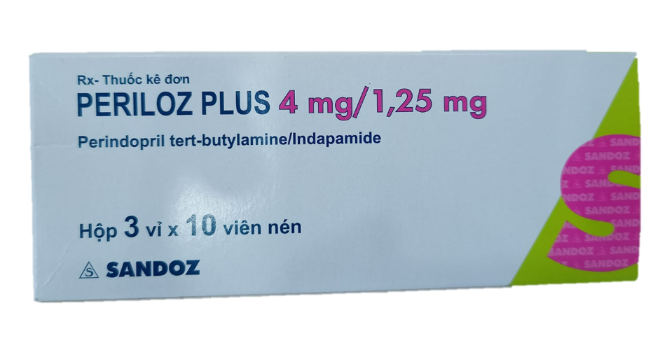 Periloz Plus 4mg/1,25mg (Indapamide + Perindopril)