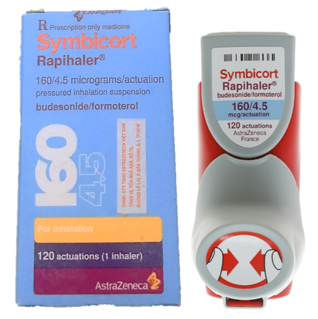 Symbicort Rapihaler 160/4,5 (Budesonide + Formoterol)