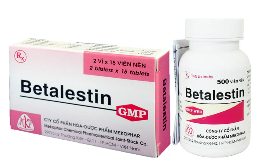 Thuốc kháng viêm chống dị ứng - Betalestin | Pharmog