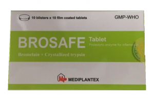Brosafe (Bromelain + Trypsine)