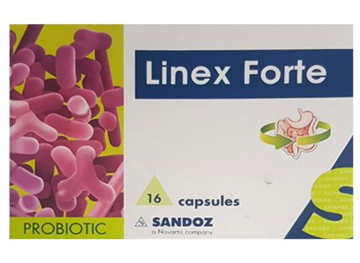 Linex Forte (Bifidobacterium infantis + Enterococcus faecium + Lactobacillus acidophilus)