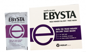 Ebysta (Calcium carbonate + Sodium alginate + Sodium bicarbonate)
