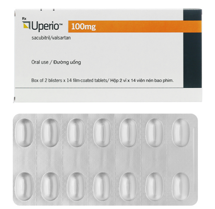 Uperio 100mg (Sacubitril + Valsartan)