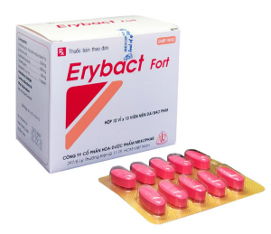 Erybact fort (Erythromycin + Sulfamethoxazole + Trimethoprim)