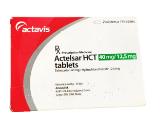 Actelsar HCT 40mg/12,5 mg (Hydrochlorothiazide + Telmisartan)