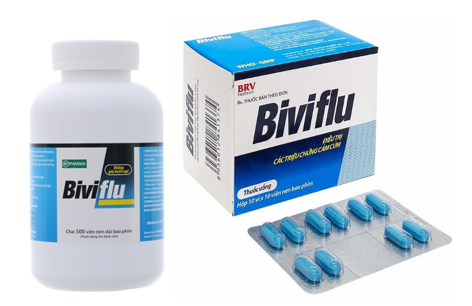 Biviflu (Dextromethorphan + Loratadine + Paracetamol)