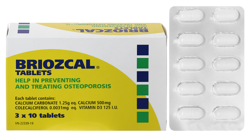 Briozcal (Calcium carbonate + Vitamin D3)