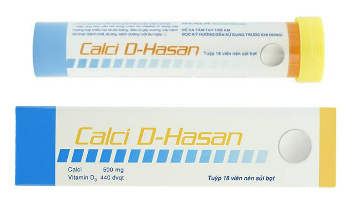 Calci D-Hasan (Calcium carbonate + Vitamin D3)