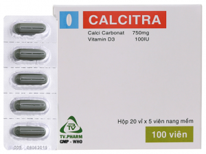 Calcitra (Calcium carbonate + Vitamin D3)