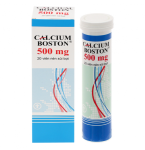 Calcium BOSTON 500mg (Calcium carbonate + Calcium gluconolactate)
