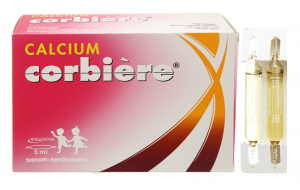 Calcium Corbiere 5ml (Calcium glucoheptonate + Vitamin C + Vitamin PP)