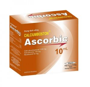 Calciumboston Ascorbic 10ml (Calcium glucoheptonate + Vitamin C + Vitamin PP)