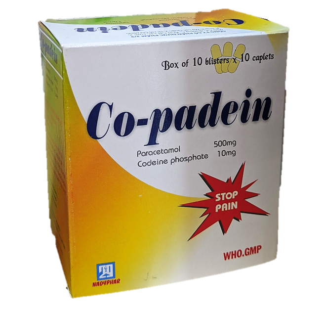 Co-Padein (Codeine + Paracetamol)