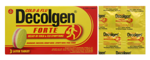 Decolgen Forte (Chlorpheniramine + Paracetamol + Phenylephrine)