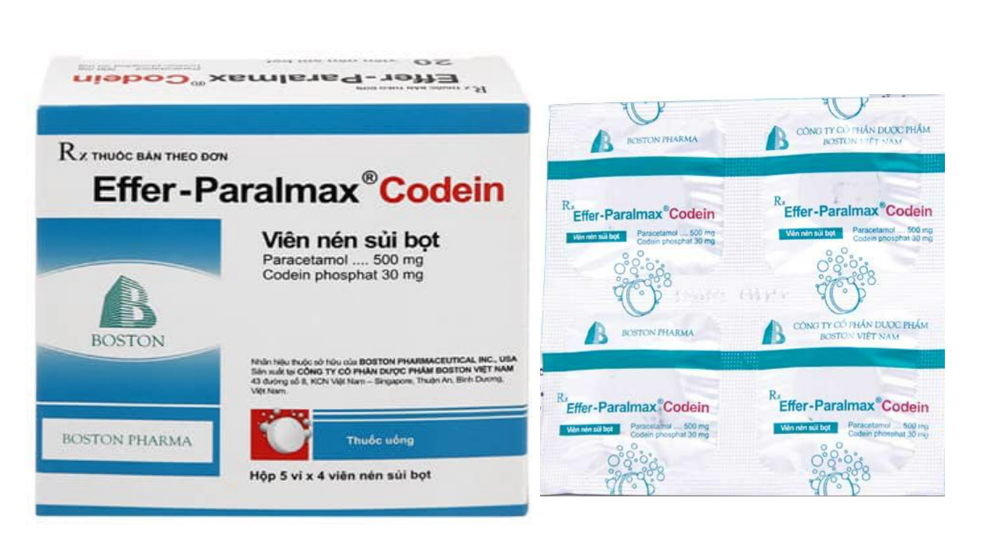 Effer-paralmax codein (Codeine + Paracetamol)
