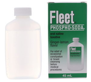 Fleet Phospho-soda, Ginger-Lemon Flavored (Dibasic Sodium Phosphate + Monobasic Sodium Phosphate)