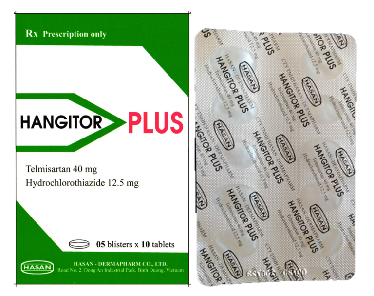 Hangitor plus (Hydrochlorothiazide + Telmisartan)