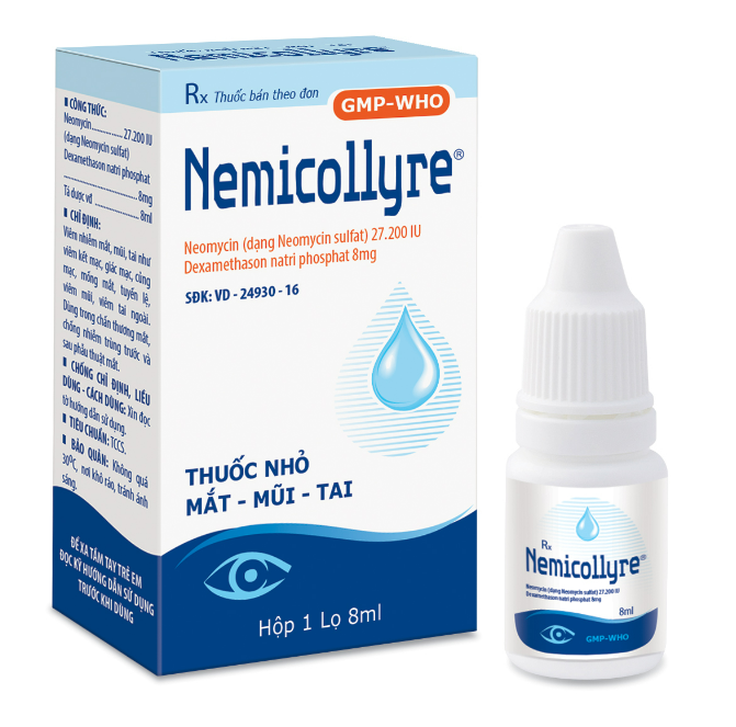 Nemicollyre (Dexamethason + Neomycin)