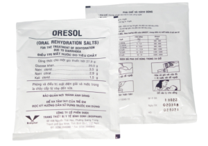 Oresol (Bidiphar) (Glucose khan + Sodium chloride + Sodium citrate + Potassium chloride…)