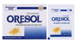 Oresol (HD Pharma) (Glucose khan + Sodium chloride + Sodium citrate + Potassium chloride…)