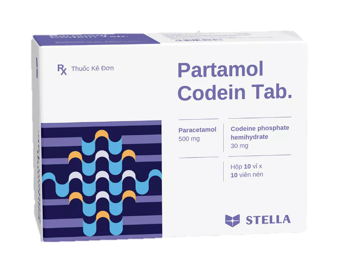 Partamol codein Tab. (Codeine + Paracetamol)