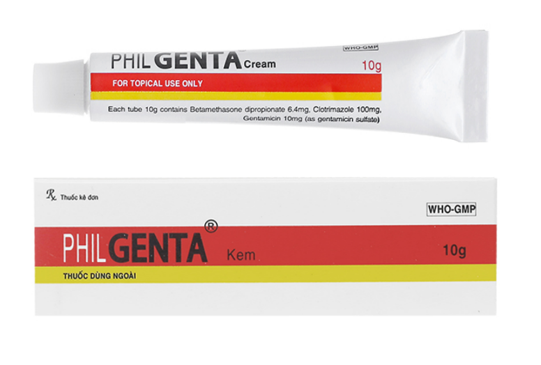 Philgenta (Betamethasone + Clotrimazole + Gentamicin)