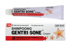 Shinpoong Gentri-sone (Betamethasone + Clotrimazole + Gentamicin)
