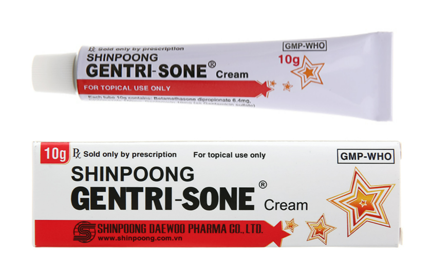 Shinpoong Gentri-sone (Betamethasone + Clotrimazole + Gentamicin)
