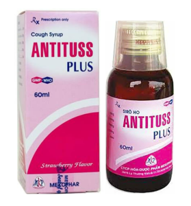 Sirô ho Antituss Plus (Chlorpheniramine + Dextromethorphan + Guaifenesin)